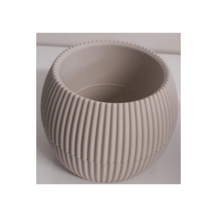 Mercan Saksı 2 Numara 0,35 Litre Su Hazneli Dekoratif Kaktüs Sukulent Saksı 11,8x9,2 cm