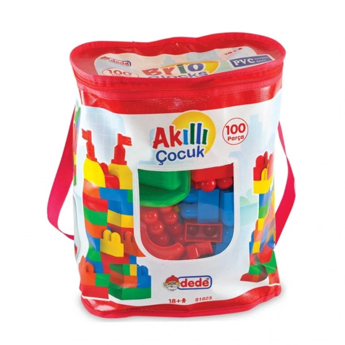 Mey İthalat® 01023 Akıllı Çocuk Blokları 100 Parça