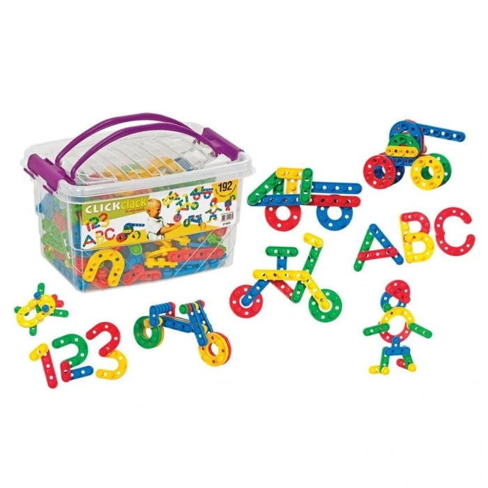 Mey İthalat® 01903 Click Clack 192 Parça BLOK