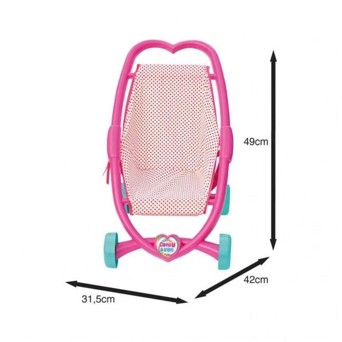 Mey İthalat® 01960 , Candy Ken Kalpli Puset