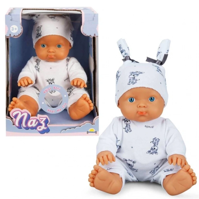 Mey İthalat® 020020  Naz Bebek Sesli 23 cm / +3 yaş