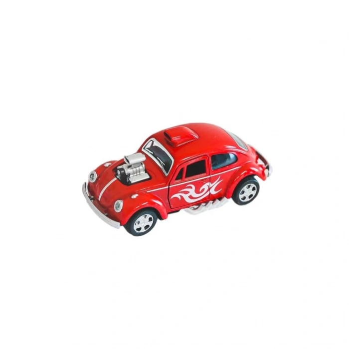 Mey İthalat® 02062-FY6757-12D Çek Bırak Metal Araba -Asya Oyuncak