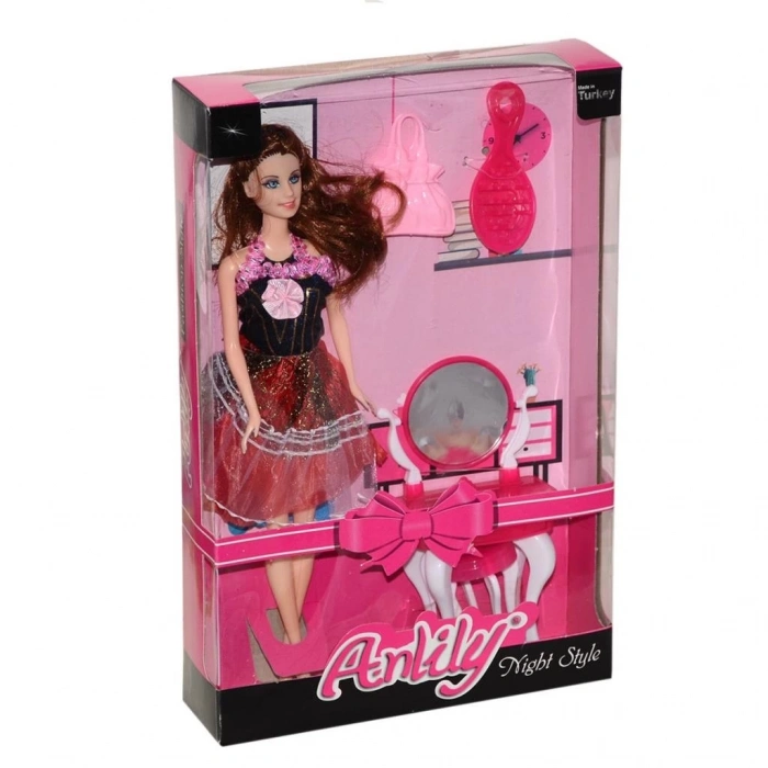 Mey İthalat® 02266 Oydaş, Anlily Makyaj Masalı Bebek / +3 yaş