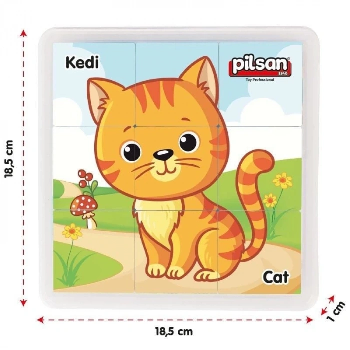 Mey İthalat® 03 355 ANIMAL SERIES PUZZLE SET (ADET FİYATIDIR)