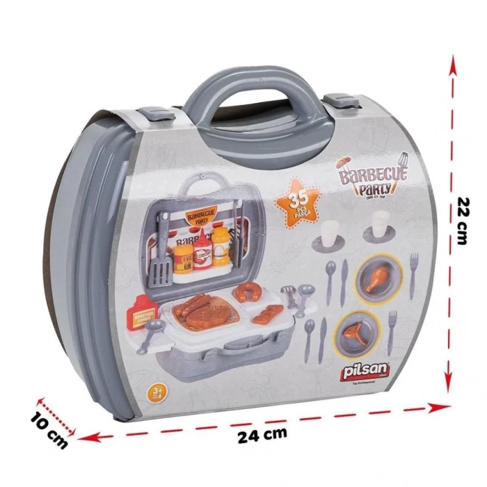 Mey İthalat® 03 368  Çantalı Barbekü Seti