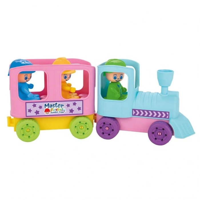 Mey İthalat® 03 605 Master Blok Rakamlı Tren - Oyuncak