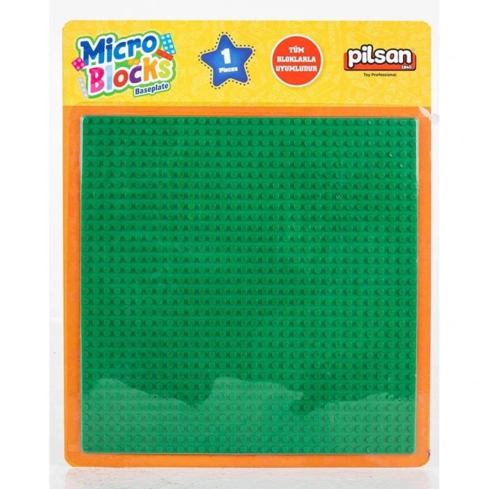 Mey İthalat® 03 627  Micro Blok Oyun Tablası Yeşil