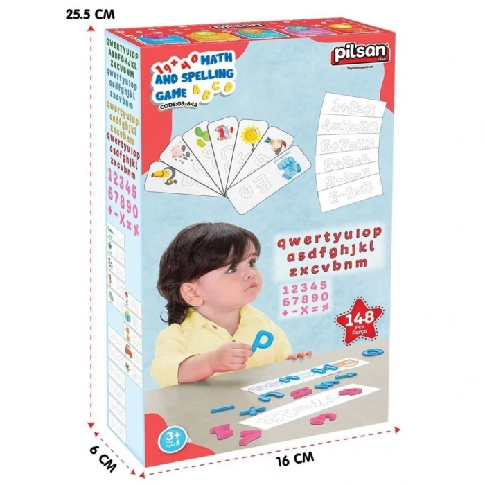 Mey İthalat® 03 643 MATEMATİK VE HECE OYUNU