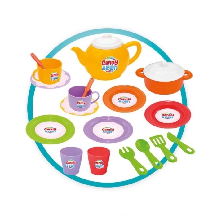 Mey İthalat® 03021 Candy Ken Ev Çay Set