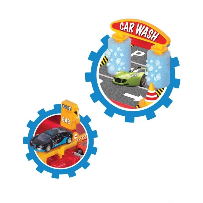 Mey İthalat® 03066 1 KATLI GARAJ OYUN SETİ