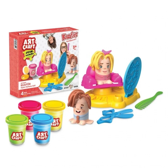 Mey İthalat® 03458 KUAFÖR OYUN HAMUR SET