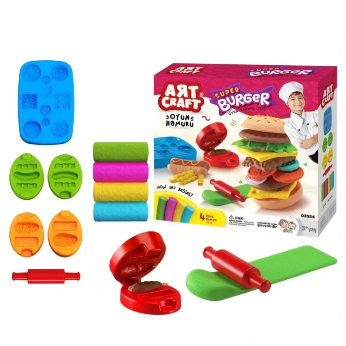 Mey İthalat® 03554 HAMBURGER HAMUR SET 200GR
