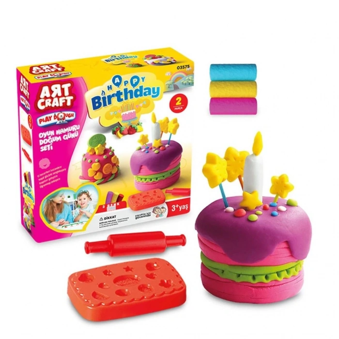 Mey İthalat® 03575 DOĞUM GÜNÜ OYUN HAMURU 150 GR.
