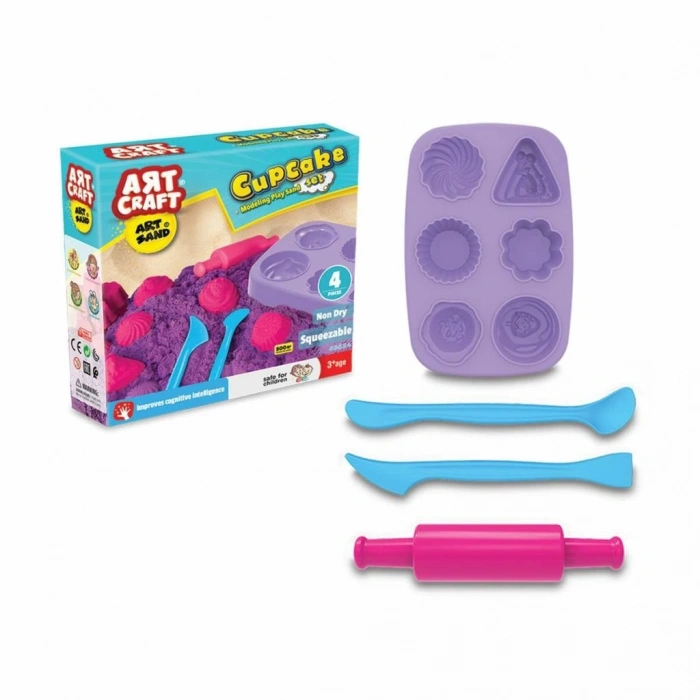 Mey İthalat® 03624 KAP KEK KUM SET 500 GR ARTSTAND