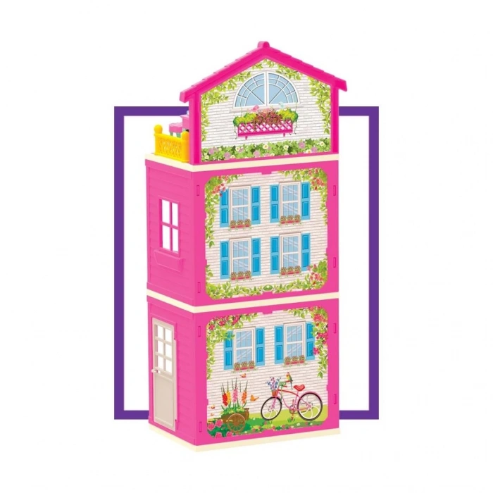 Mey İthalat® 03662 LOLA NIN EVİ 3 KATLI
