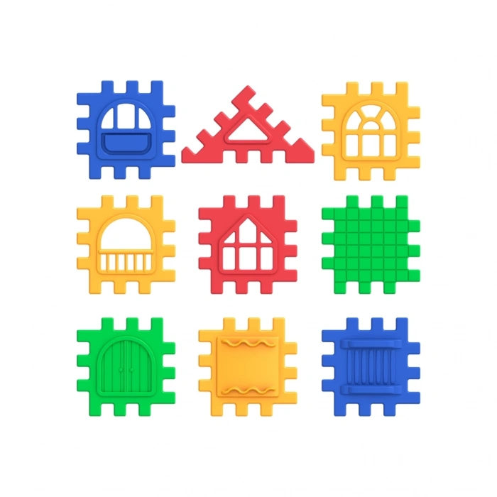 Mey İthalat® 03702 Puzzle City 64 Parça