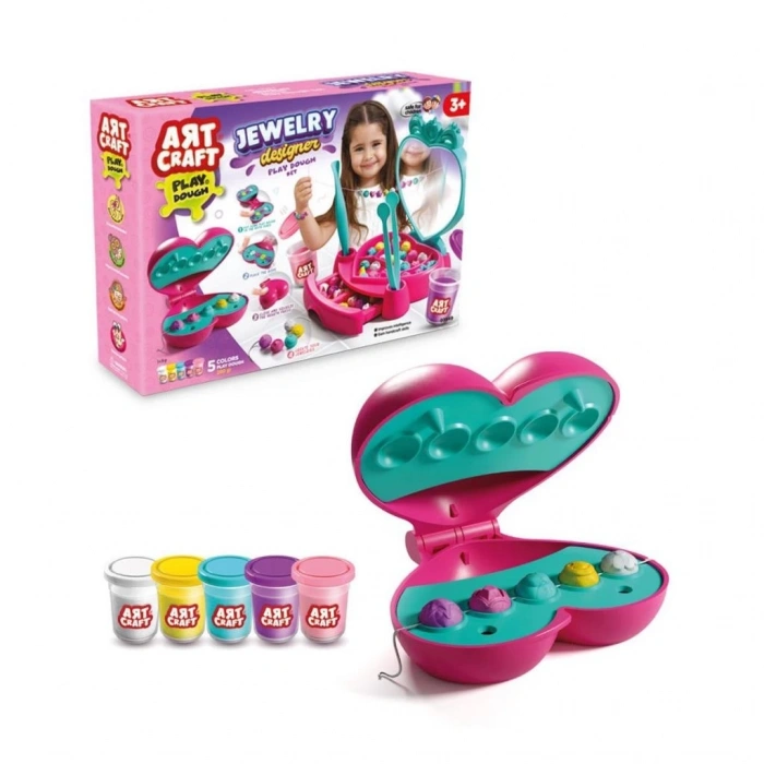 Mey İthalat® 03849 Takı Tasarla Hamur Seti 280 gr -Fentoys