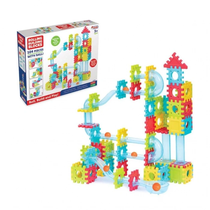 Mey İthalat® 04045 Toplu Yapı Blokları 104 Parça -Fentoys