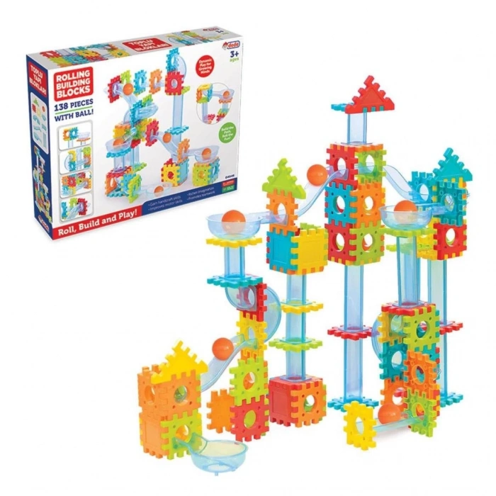 Mey İthalat® 04046 Toplu Yapı Blokları 138 Parça -Fentoys