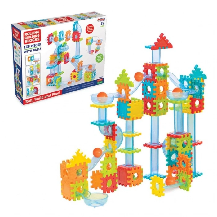 Mey İthalat® 04046 Toplu Yapı Blokları 138 Parça -Fentoys