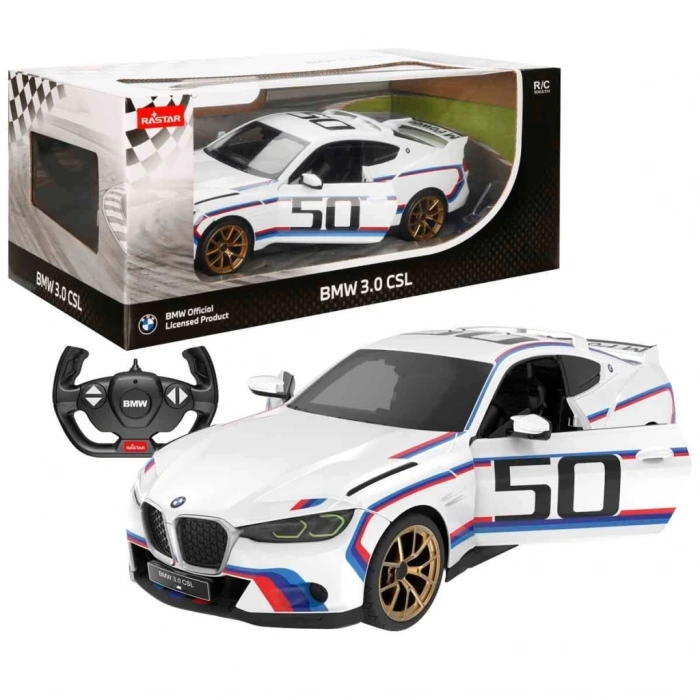 Mey İthalat® 1/14 F/F BMW 3.0 CSL 2.4GHZ Işıklı Uzaktan Kumandalı Araba