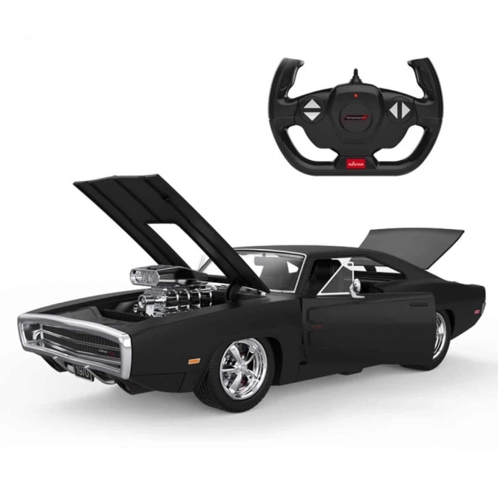 Mey İthalat® 1:16 1970 Dodge Charger R/T Sesli ve Işıklı Uzaktan Kumandalı Araba