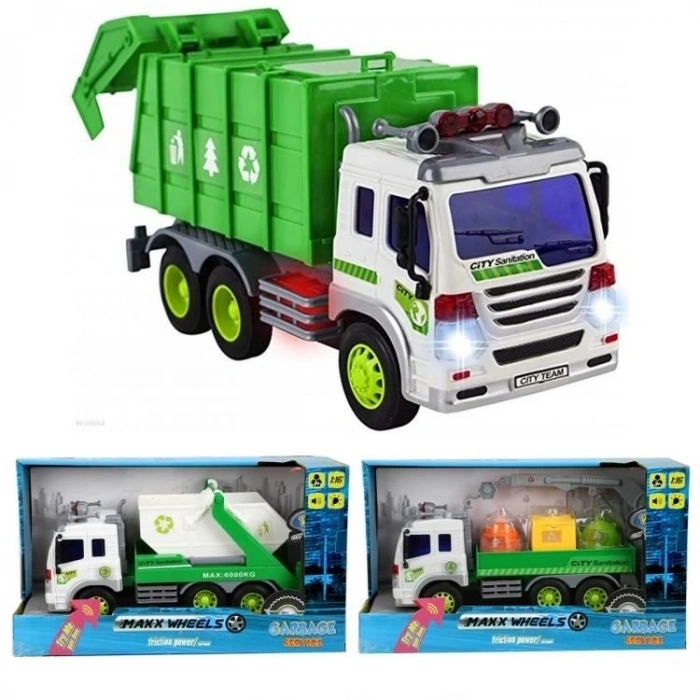 Mey İthalat® 1:16 Sürtmeli Geri Dönüşüm Araçları