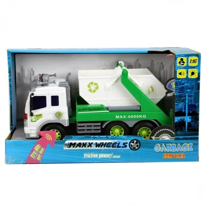 Mey İthalat® 1:16 Sürtmeli Geri Dönüşüm Araçları