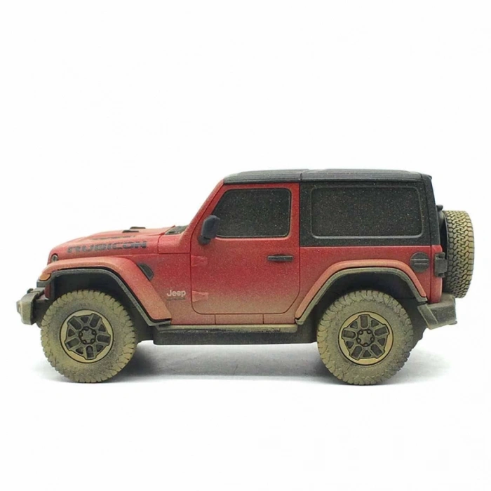 Mey İthalat® 1:24 Jeep Wrangler Rubicon Muddy Uzaktan Kumandalı Araba
