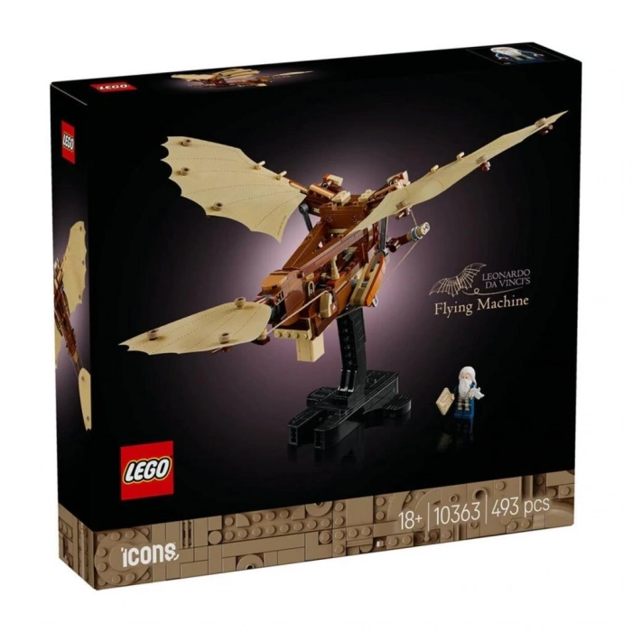 Mey İthalat® 10363  icons - Leonardo da Vincinin Uçan Makinesi 493 parça +18 yaş