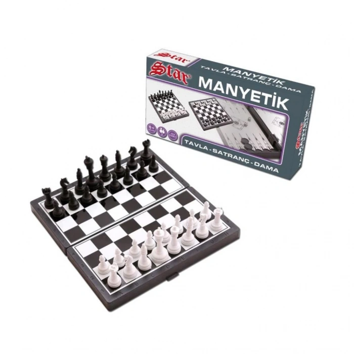 Mey İthalat® 1050514  Star Manyetik Satranç (Küçük)
