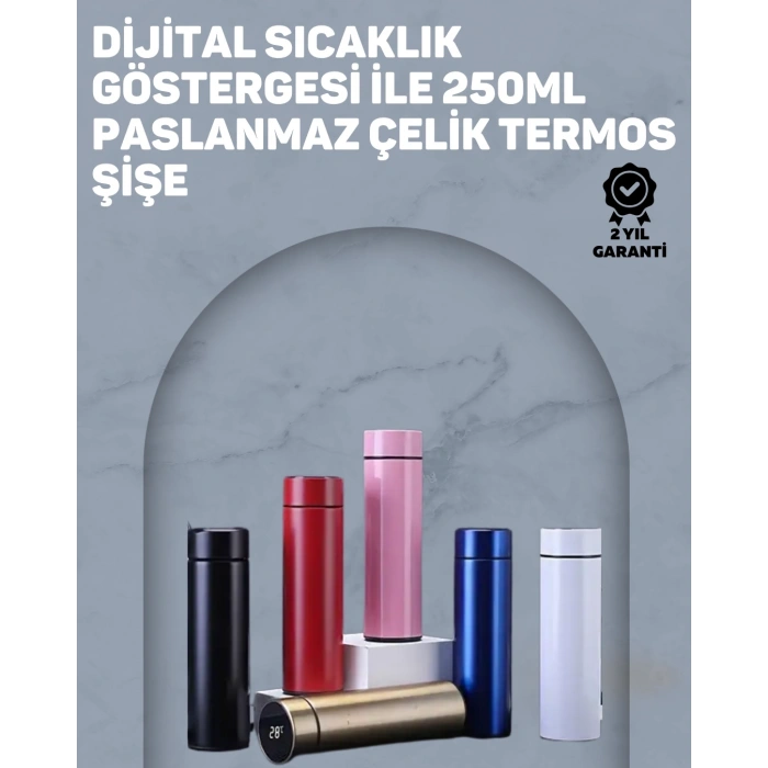 Mey İthalat® 12 Saat Sıcak, 24 Saat Soğuk Tutabilen Paslanmaz Termos