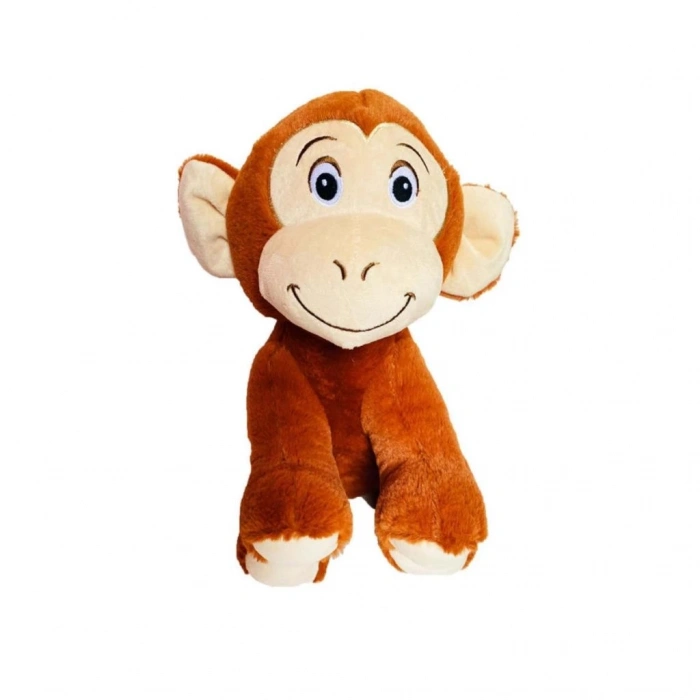 Mey İthalat® 1438 Mika Maymun 30 cm Kahverengi -Selay Oyuncak