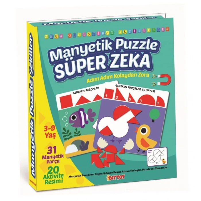 Mey İthalat® 1536 MANYETİK PUZZLE SÜPER ZEKA