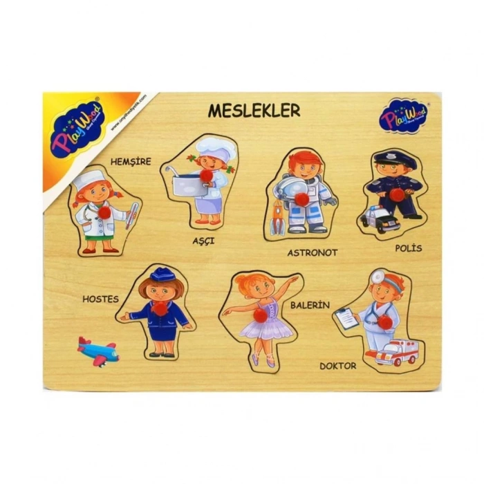 Mey İthalat® 163/164/165  Ahşap Tutmalı Meslekler