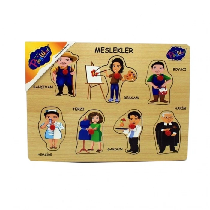 Mey İthalat® 163/164/165  Ahşap Tutmalı Meslekler