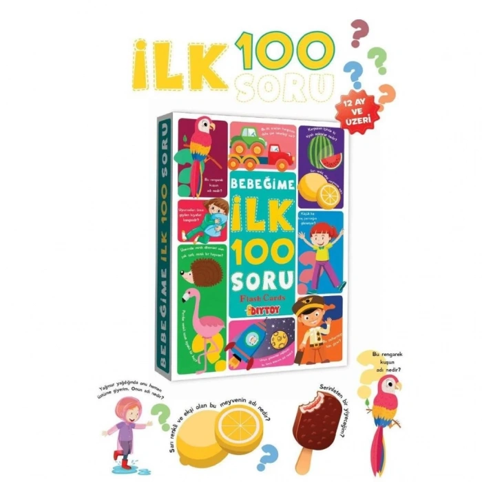 Mey İthalat® 1637256 Bebeğime İlk 100 Soru -Dıytoy