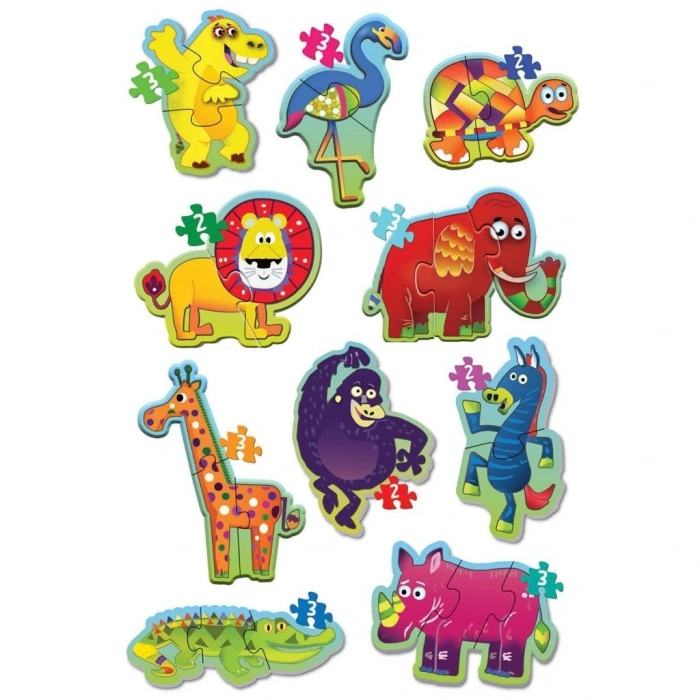 Mey İthalat® 1727 BABY PUZZLE BENİM İLK PUZZLEM ORMAN HAYVANLARI
