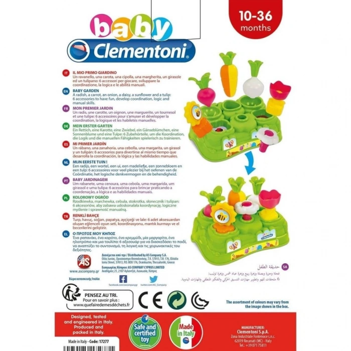 Mey İthalat® 17277  - Renkli Bahçe 10-36 ay