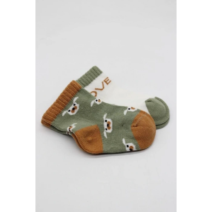 Mey İthalat®   2Li Love Dog Penye Soket Çorap 10118 Nil
