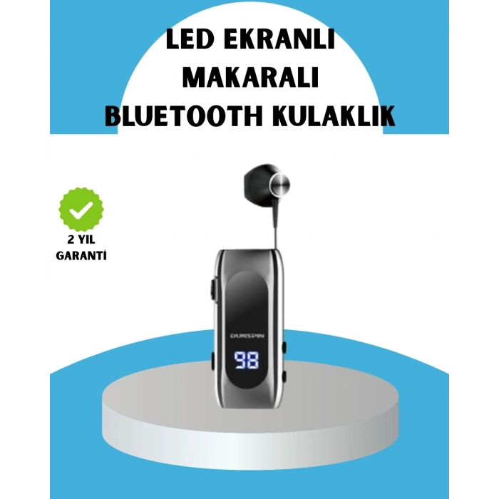 Mey İthalat® 20 Dakikada Hızlı Şarj – Titreşimli Uyarılı Kablosuz Kulaklık