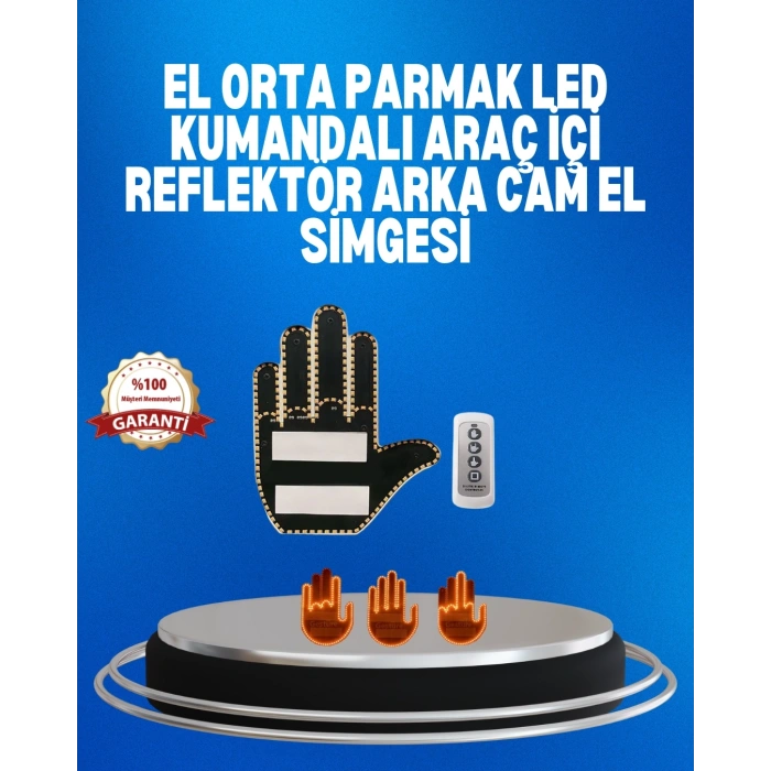 Mey İthalat® 2025 Orijinal LED El Park Uyarı Sistemi Uzaktan Kumandalı