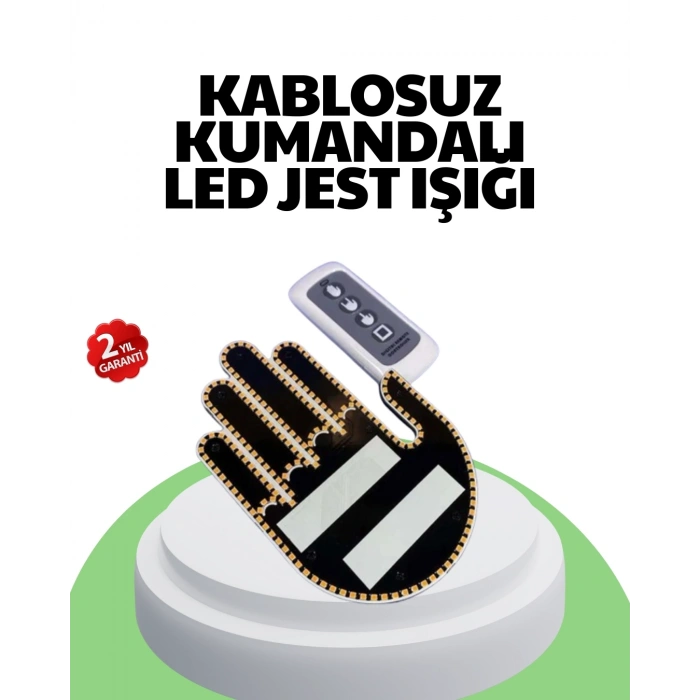 Mey İthalat® 203 LED’li Yüksek Görünürlüklü Jest Işığı