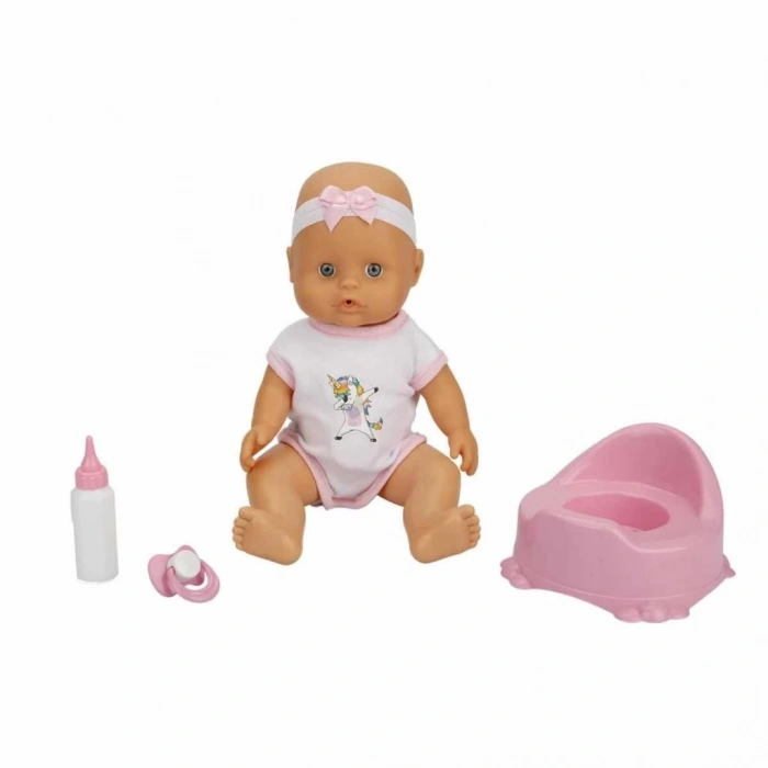 Mey İthalat® 2030121 Boubou Altını Islatan ve Konuşan Bebek Seti 30 cm