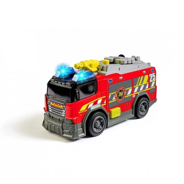 Mey İthalat® 203302028 Dickie, Sesli ve Işıklı İtfaiye Kamyonu 15 cm
