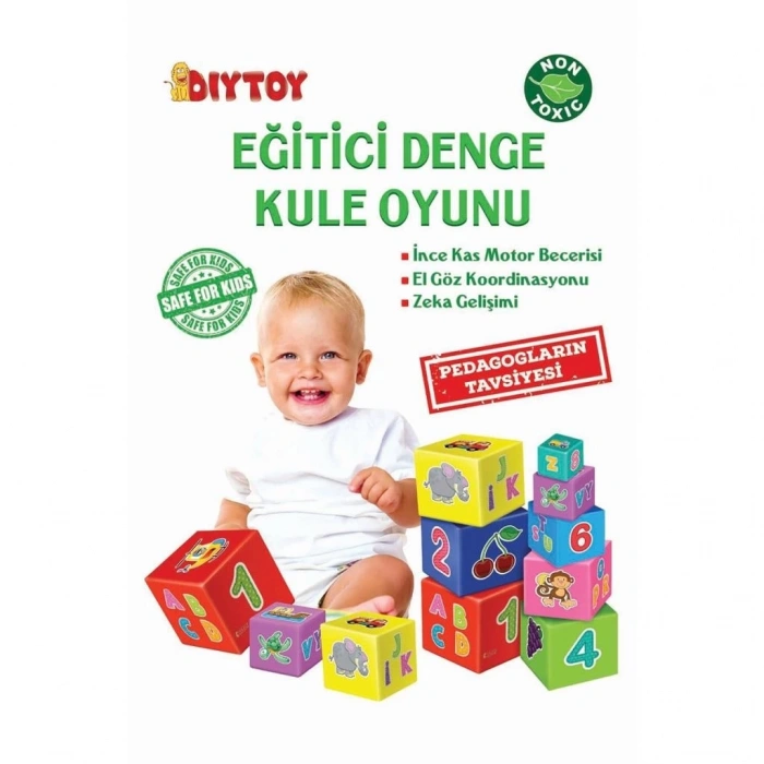 Mey İthalat® 2137 EĞİTİCİ DENGE KULE OYUNU
