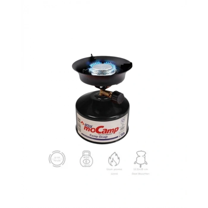 Mey İthalat® 220 gr Gaz Tüpüyle 4 Saat Yanabilen Verimli Kamp Ocağı