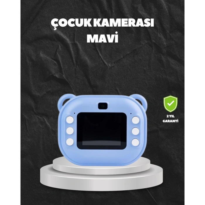 Mey İthalat® 24MP HD Çift Lensli Şipşak Kamera – Termal Baskılı, 32GB Dahili Hafızalı