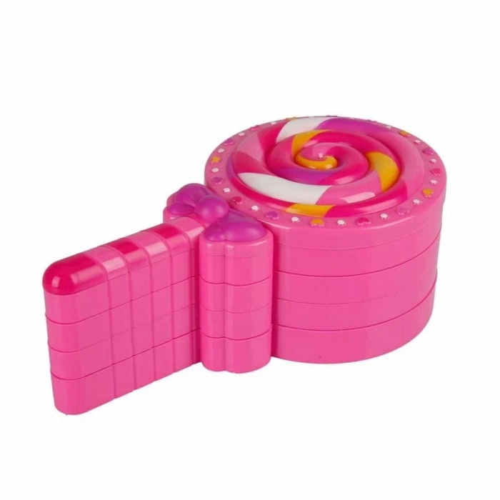 Mey İthalat® 2600 Lolipop Şekilli 4 Katlı Makyaj Güzellik Seti