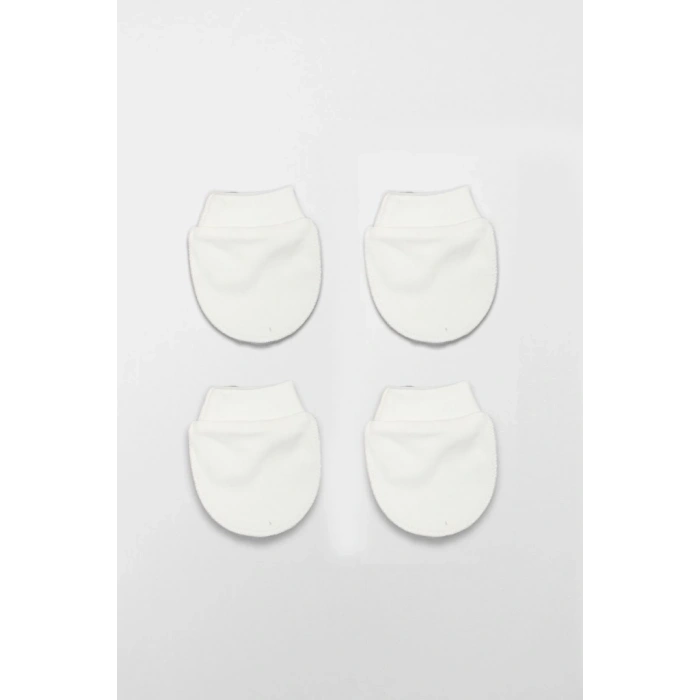 Mey İthalat®   2Li Penye Eldiven Basıc 90108 Ekru